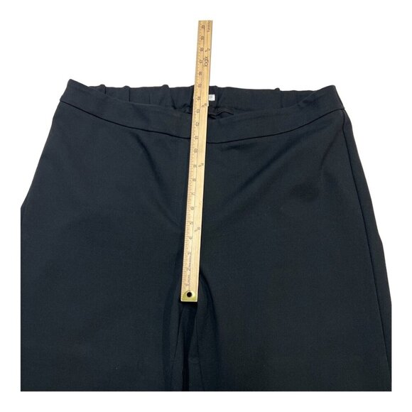 J Jill Womens 22  Black‎ Ponte Wide Leg Cropped Pant Trouser Stretch - Picture 5 of 8